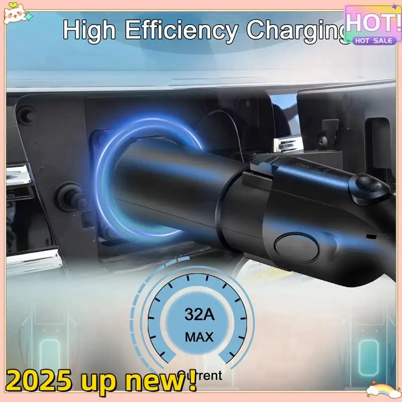 

Superior Quality-EV Charging Adapter Type1 To GBT Conversion Kit 32A SAE J1772 For GBT Electric Vehicles, Compatible With J1772