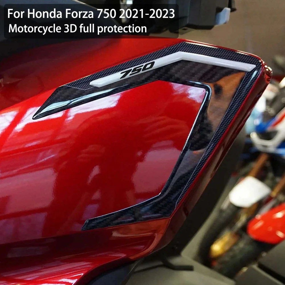

For Honda Forza 750 2021-2023 Fuel Tank Pad Protection Sticker 3D Resin Full Protection Stickers Kit
