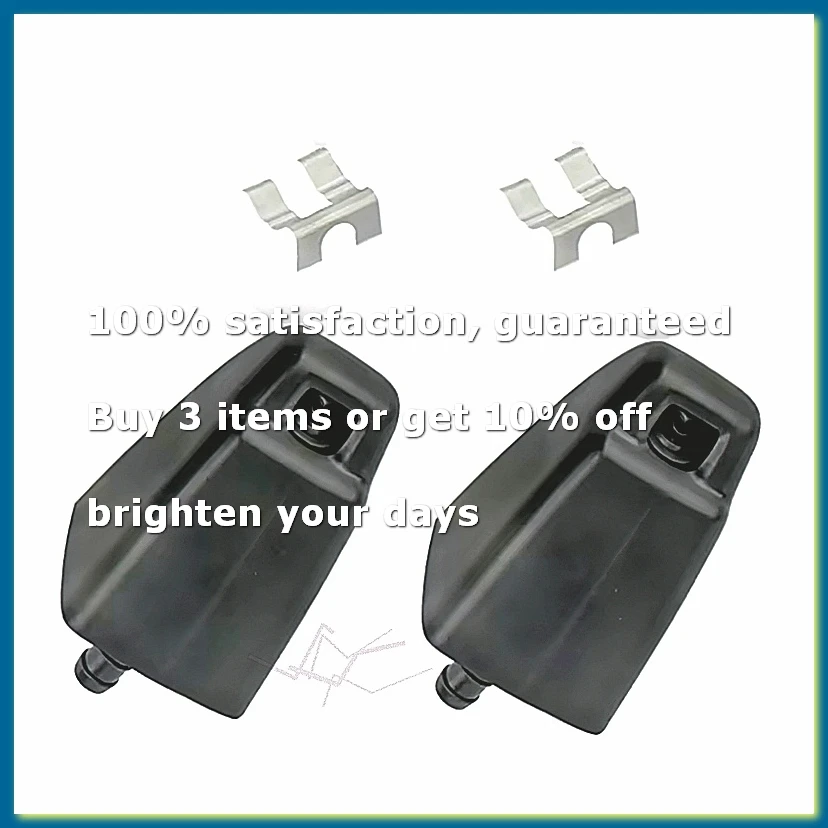 Car Front Headlight Headlamp Washer Nozzle Water Sprayer Jet Actuator with Clips for 100 LC100