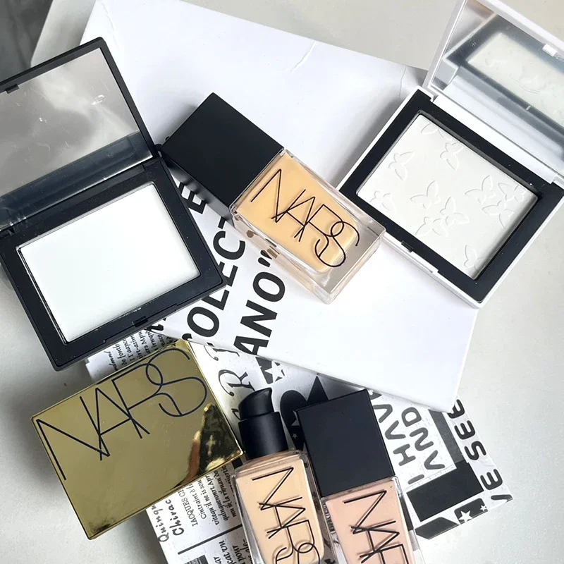 New Selling Nars Durable Anti Oxidant 4 Color Liquid Foundation and Waterproof Long-wearing Oil Control Limited Powder Cosmetics
