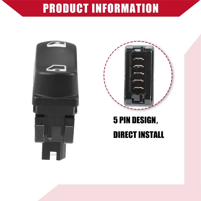 1609209 interruptor izquierdo de elevación de ventana de coche 1609209PKG 577.75607 para Peterbilt 365 367 384 386 387-M54K