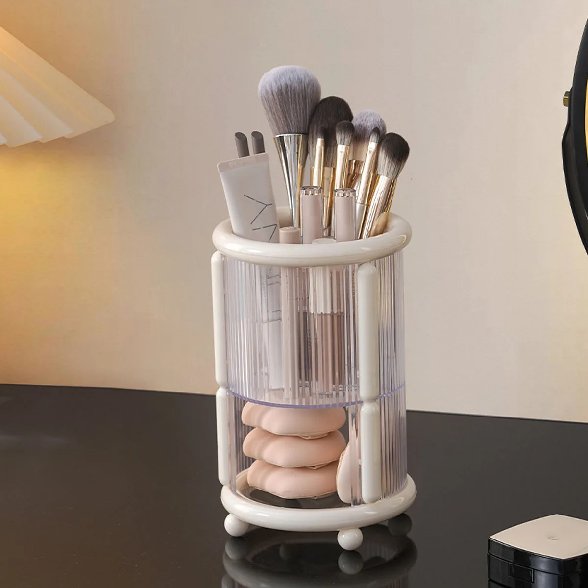 1Pcs Makeup Storage Container for Makeup Brush Lipstick Eyebrow Pencil  Eyeshadow Brush Powder &Foundation Holder Pen Holder