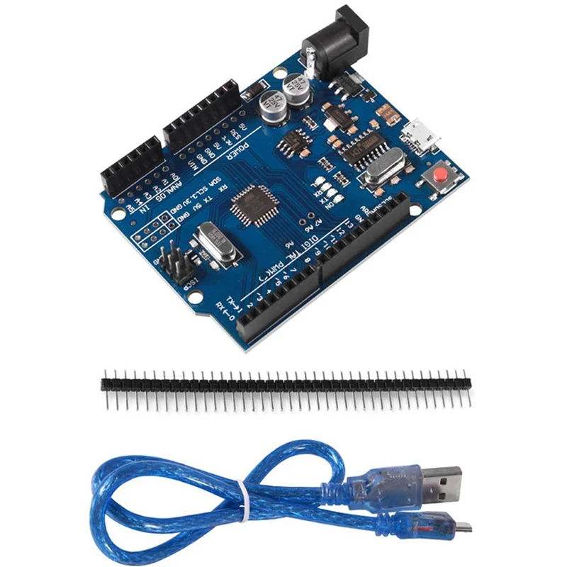 NEW Arduino UNO R3 Micro Interface ATmega328P Development Board CH340 FT232 Serial Port Driver With USB Cable