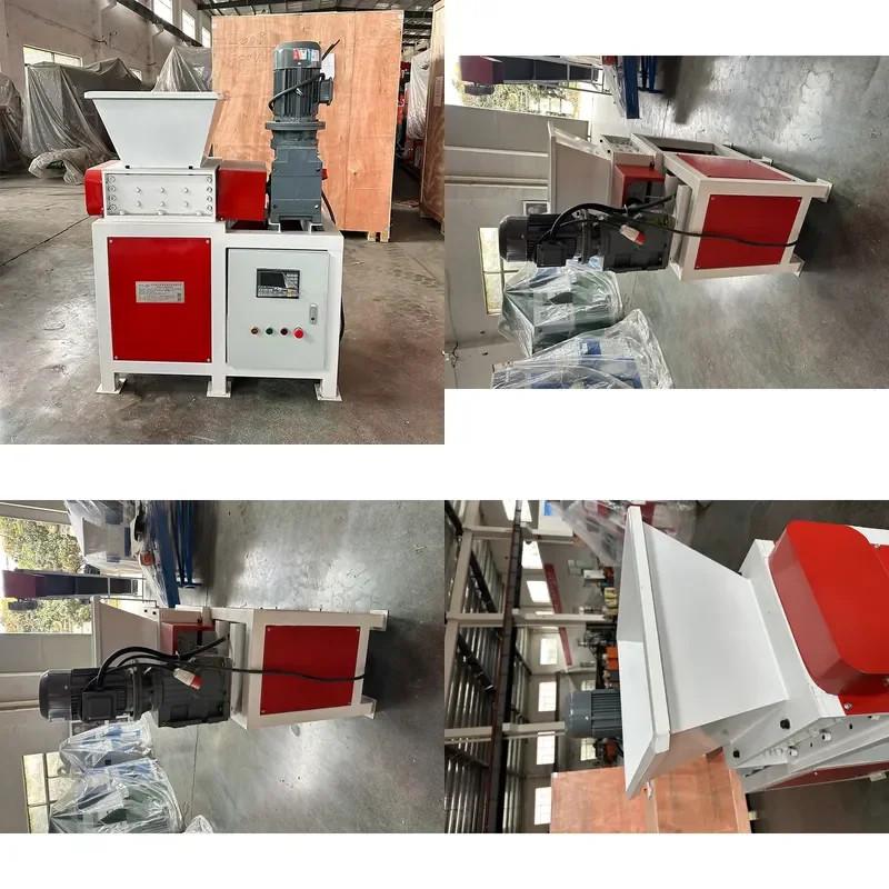 2026 Hot High Efficiency Mini Metal and Plastic Shredder Machine for Scrap Recycling with Dual Shaft Blades