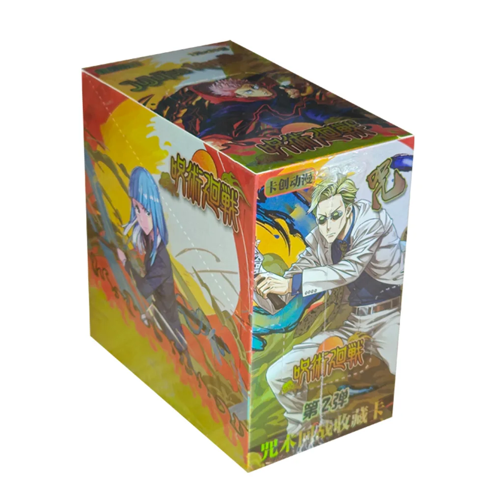 New Ka Chuang Jujutsu Kaisen Collection Card box All Set Anime Character Rare Flash SSR Card Deluxe Edition Card Board Game Toys