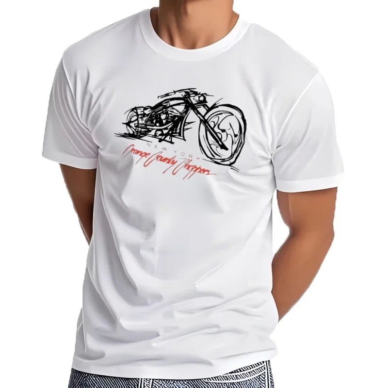 Fahrrad machen Occ Orange County Choppers T-Shirt (weiß)-Ware