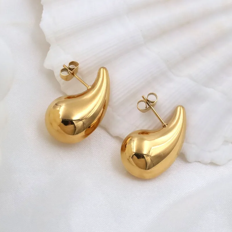 

Серьги-капли в стиле французской индивидуальности, позолоченные, не тускнеющие, с эффектом натуральной воды, ажурные, для девушек