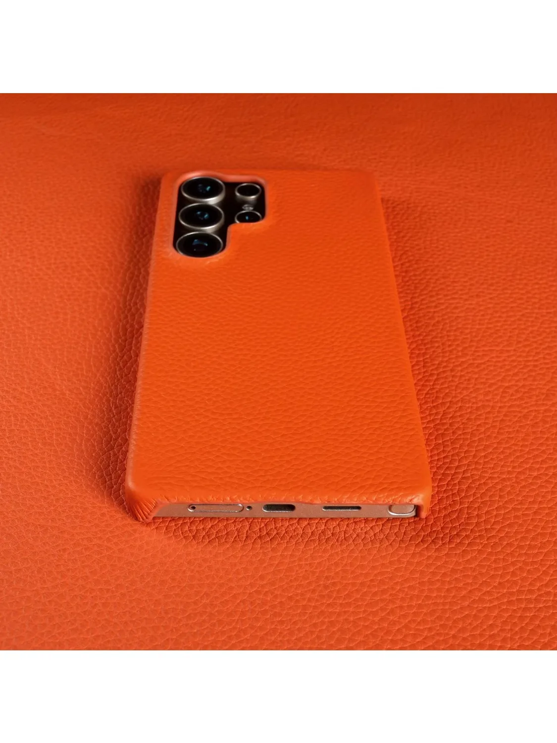 Etui Premium Lychee Genuine Leather Case dla Samsung Galaxy S26 Ultra S25 FE S24 Plus S23 S22 S21 Phone Back Cover Case Coque Funda — zdjęcie produktu 7