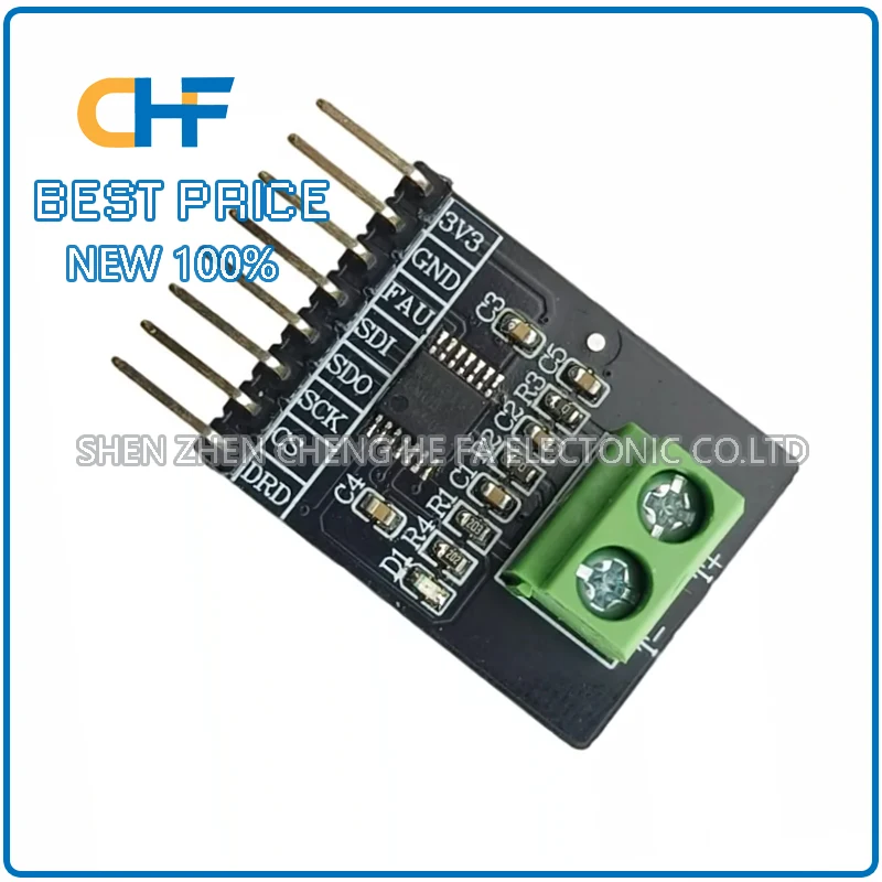 MAX31856 high precision thermocouple temperature measurement module 19 bit ADC cold end compensation SPI communication new