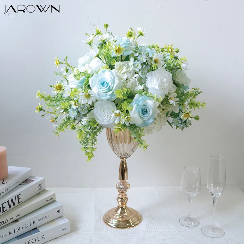 Table Centerpieces Customized 40cm Colorful Rose Greenery Flower Ball for Wedding Event Backdrop Decor Floral Arrangement