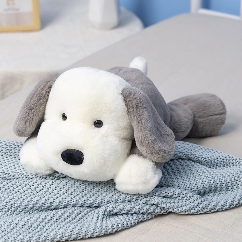 

Soft Long Haired Puppy Dog Pillow Stuffed Plush Toy For Children Birthday Gift