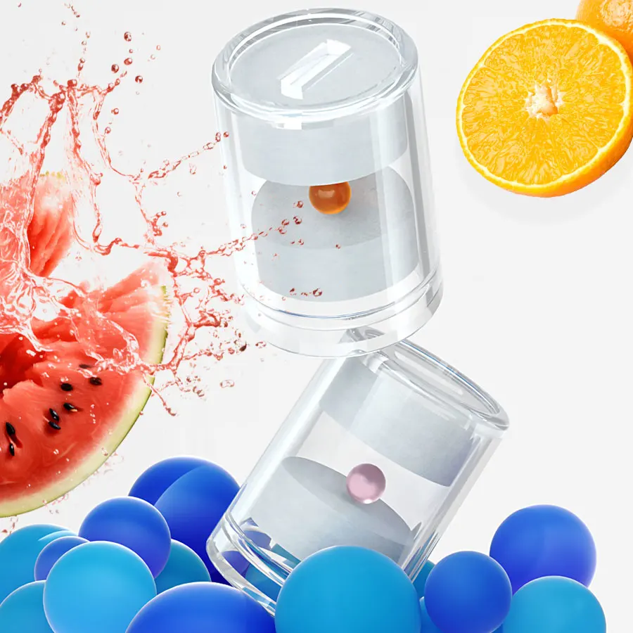 Nieuwe Food Grade Sigaret Exploderende Kraal 5Ml Essence Fruit Smaak Mint Smaak Capsule Pusher, Geschikt Voor Dunne Dikke Sigaren