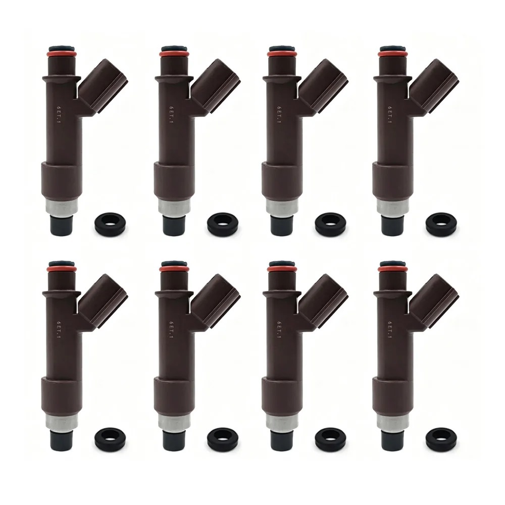 8PCS 23250-50080 23209-50080 Fuel Injector Nozzle for TOYOTA EU/JP/General LAND CRUISER 4.7L 2UZFE 1998-2007 2320950080