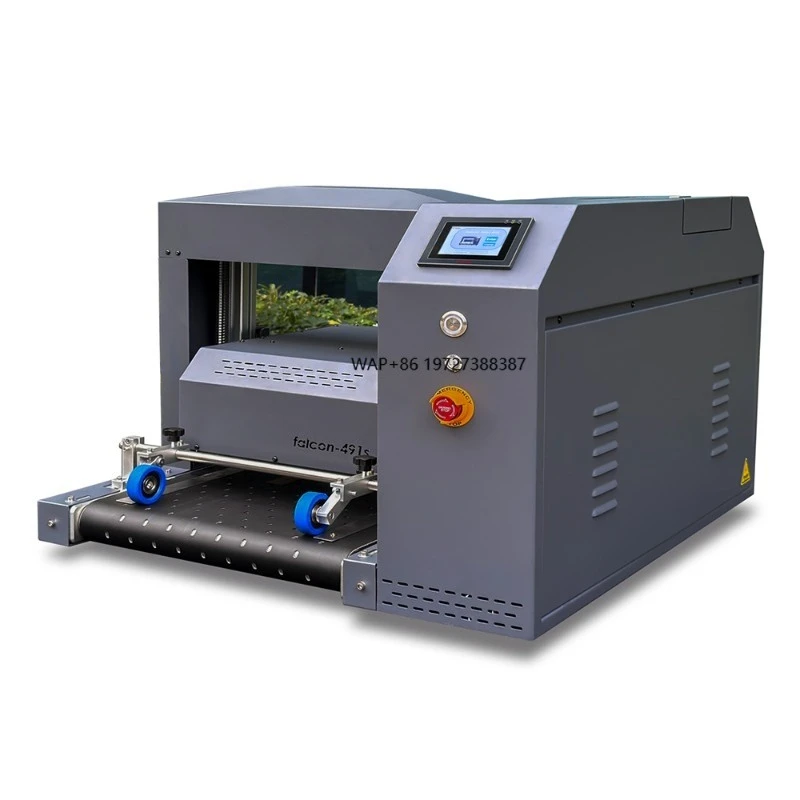 Falcon 491s desktop printer, a small multi-functional custom label packaging, supports CMYK printing