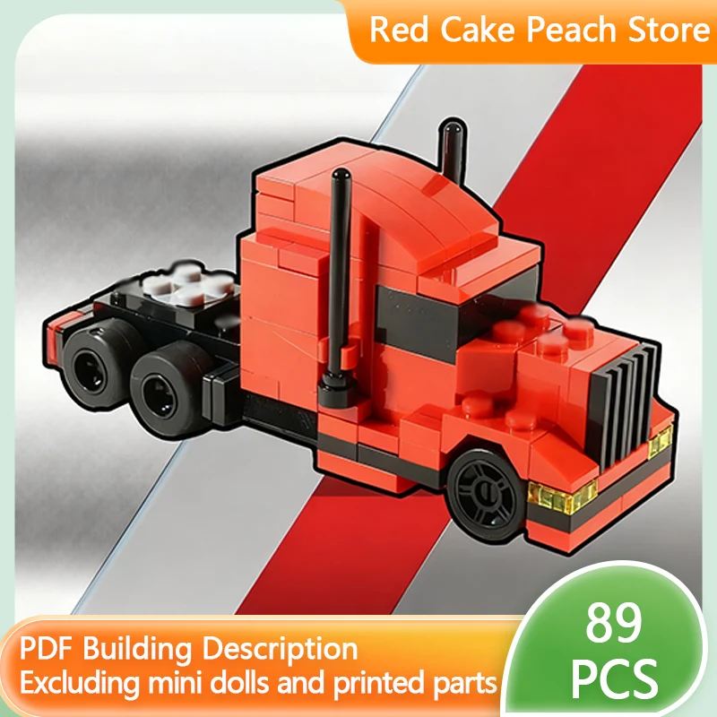 

City Car Model MOC Building Bricks Mini Classic Heavy-Duty Truck Modular Technology Children Holiday Gifts Assemble Toys Suit