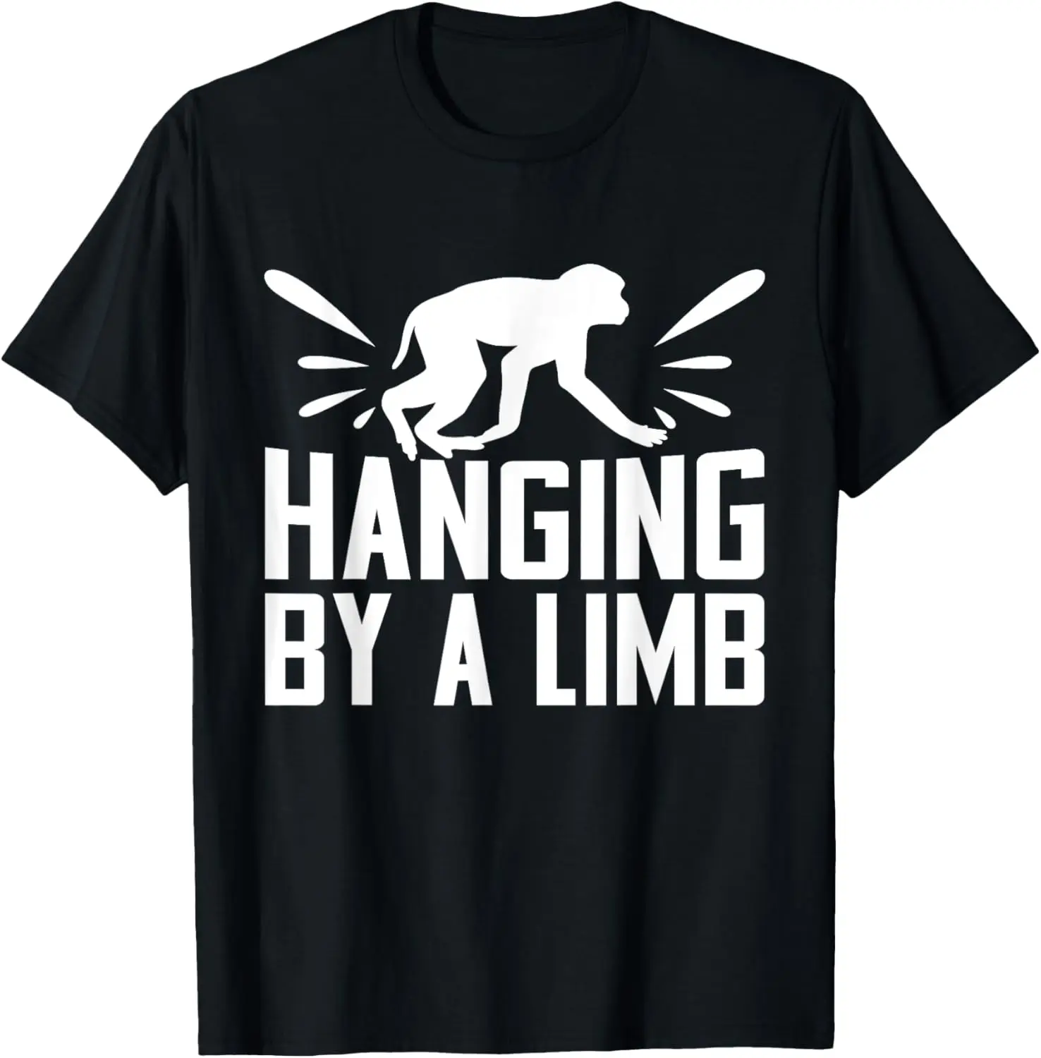 Hanging by a Limb Monkey T-Shirt