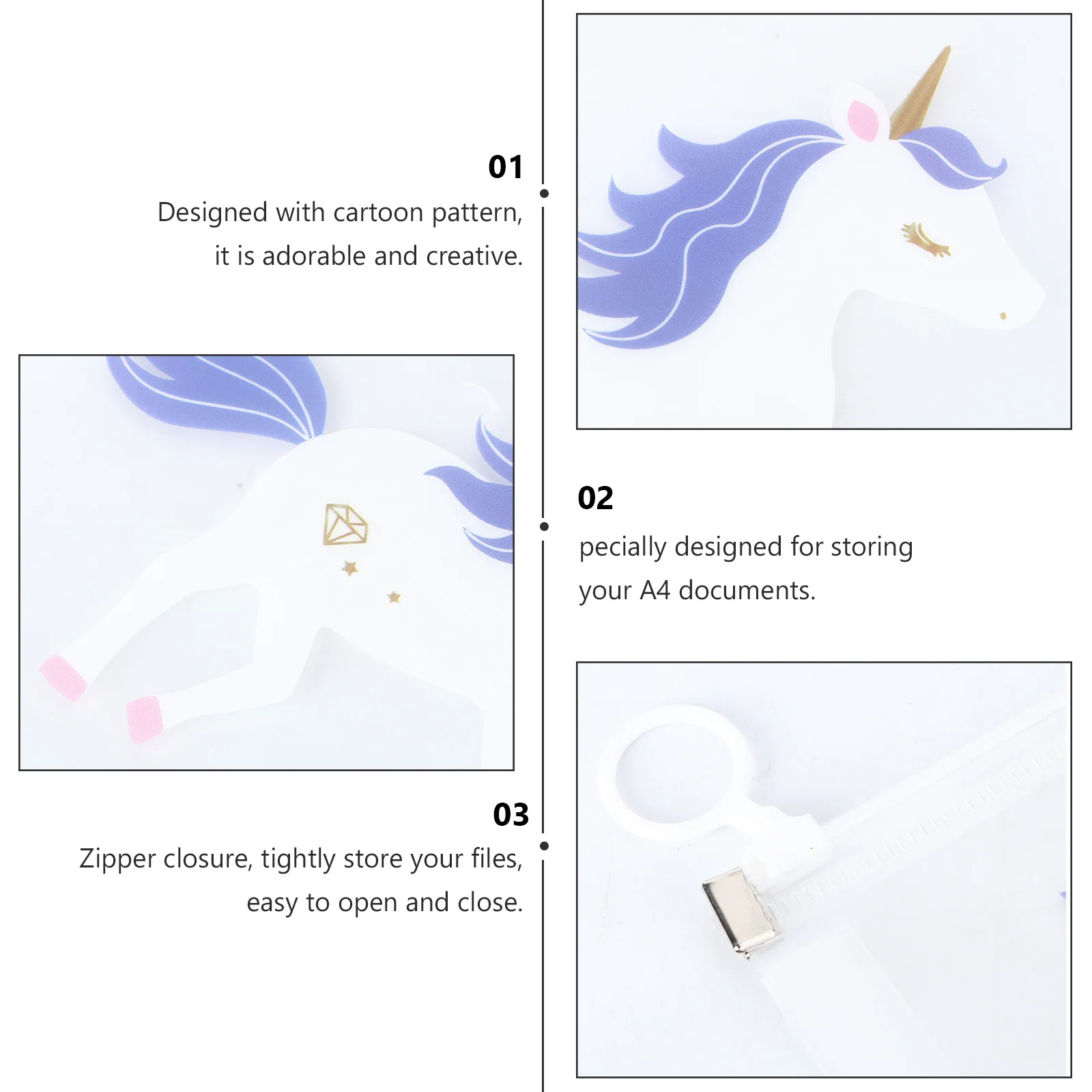 

4 шт., сумки для файлов с героями мультфильмов, прозрачный держатель для документов, водонепроницаемый органайзер для канцелярских принадлежностей на молнии для студенческих документов