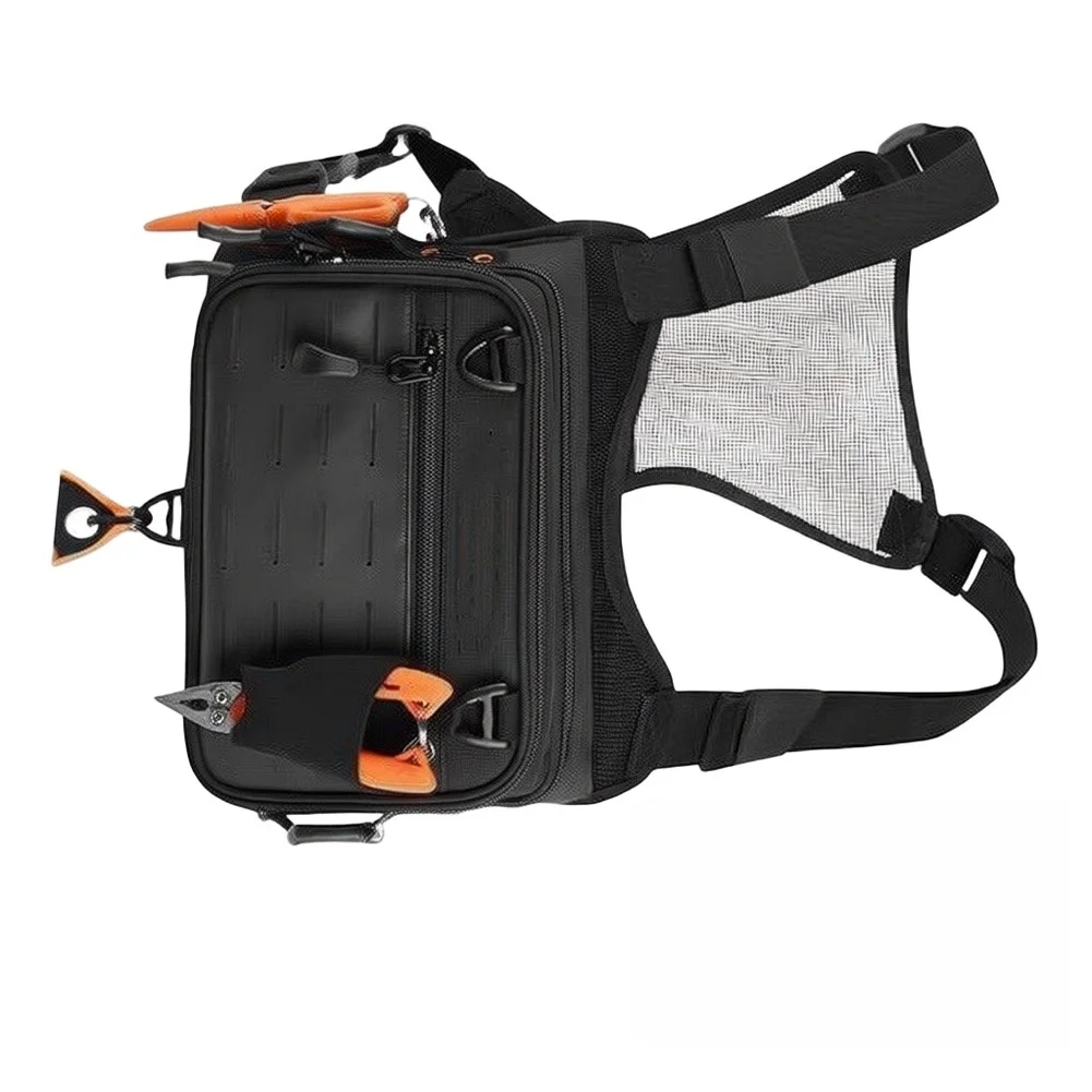Fishing Vest - Brusttasche/Rucksack/Weste für Fliegenfischen mit modularer Gurtbandkonstruktion