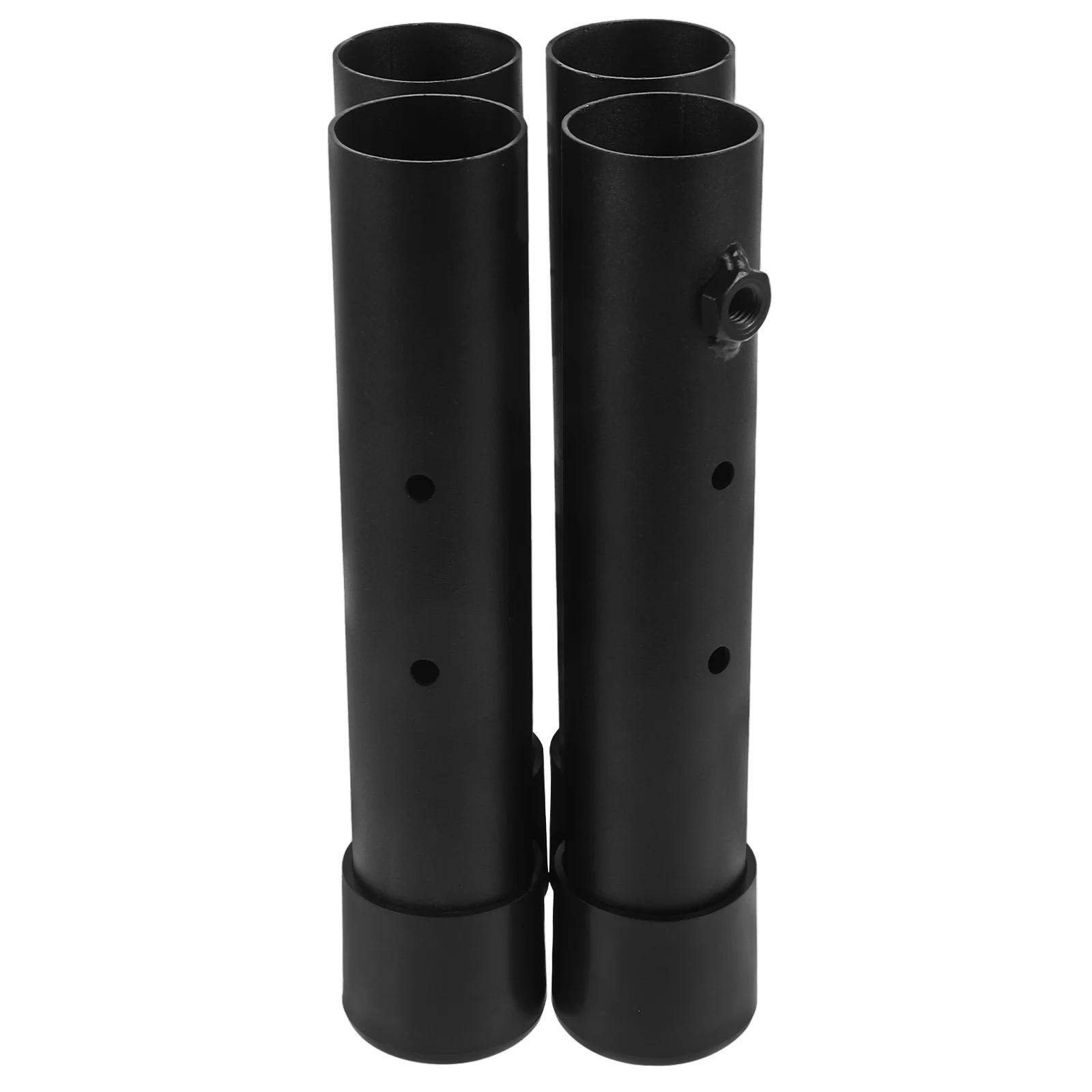 

4Pcs Table Leg Extenders Adjustable Height Heavy Duty Folding Table Risers Metal Replacement Legs Support for Desk Workbench