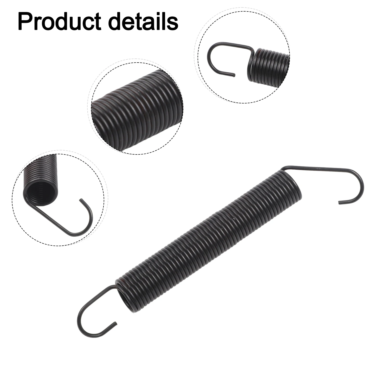 Lawn Tractor Spring Lawn Mower Spring Metal Material Perfect Fit Deflector Spring Maintenance Part Chainsaws Grey