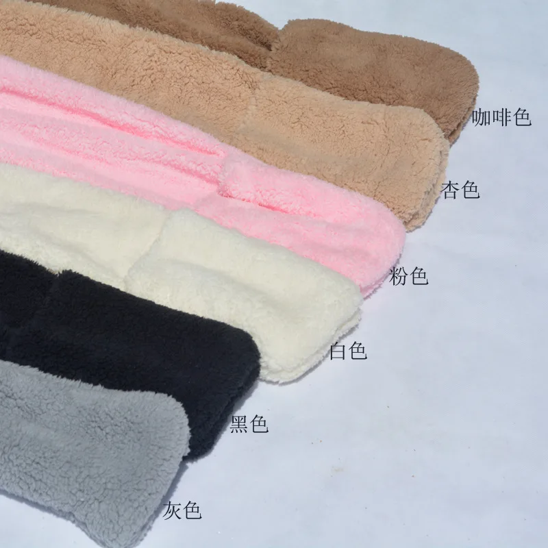 Ensemble écharpe et gants en peluche épaisse pour femmes, casquette chaude, temps froid, hiver, épais, sweat à capuche, chapeau, gants