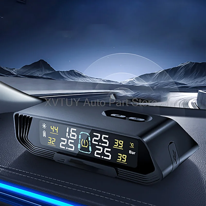 

Система контроля давления в шинах, беспроводная высокоточная система из ТПМС на солнечной энергии, автомобильный мониторинг в реальном времени, точная сигнализация, внешний датчик