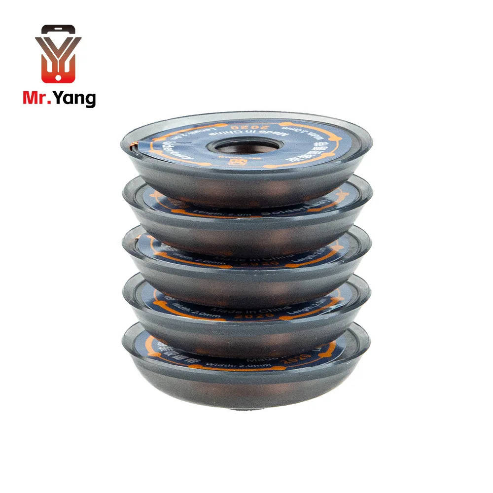 YCS Mr.Yang 2015 2020 ديسولديرينغ جديلة لحام مزيل الفتيل للهواتف المحمولة بغا بقايا منخفضة اللوحة الأم أدوات حزام التخلص