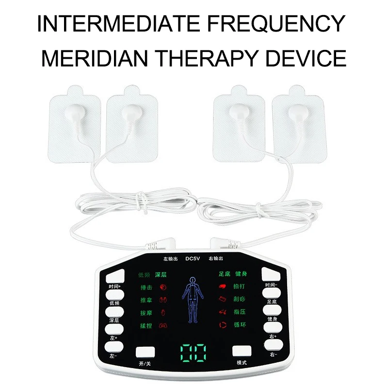 

Dual Output Intermediate Frequency Digital Meridian Therapy Device, Lumbar, Cervical, and Single Control Electric Therapy Pulse