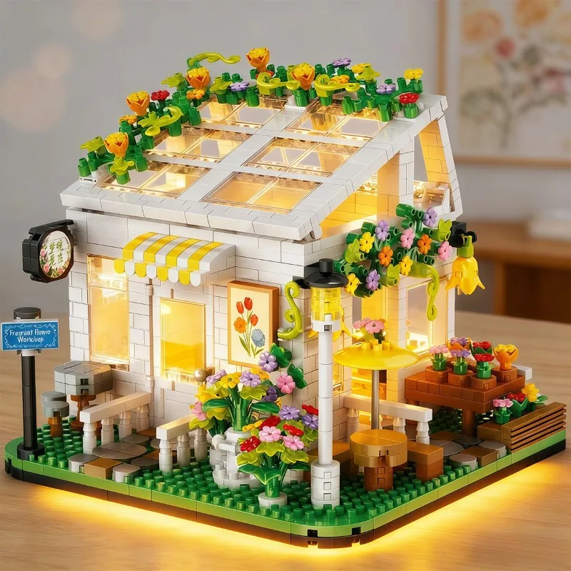 

Конструктор Sunshine Greenhouse DIY: Сборный домик-теплица, креативное украшение и подарок на день рождения для девочек