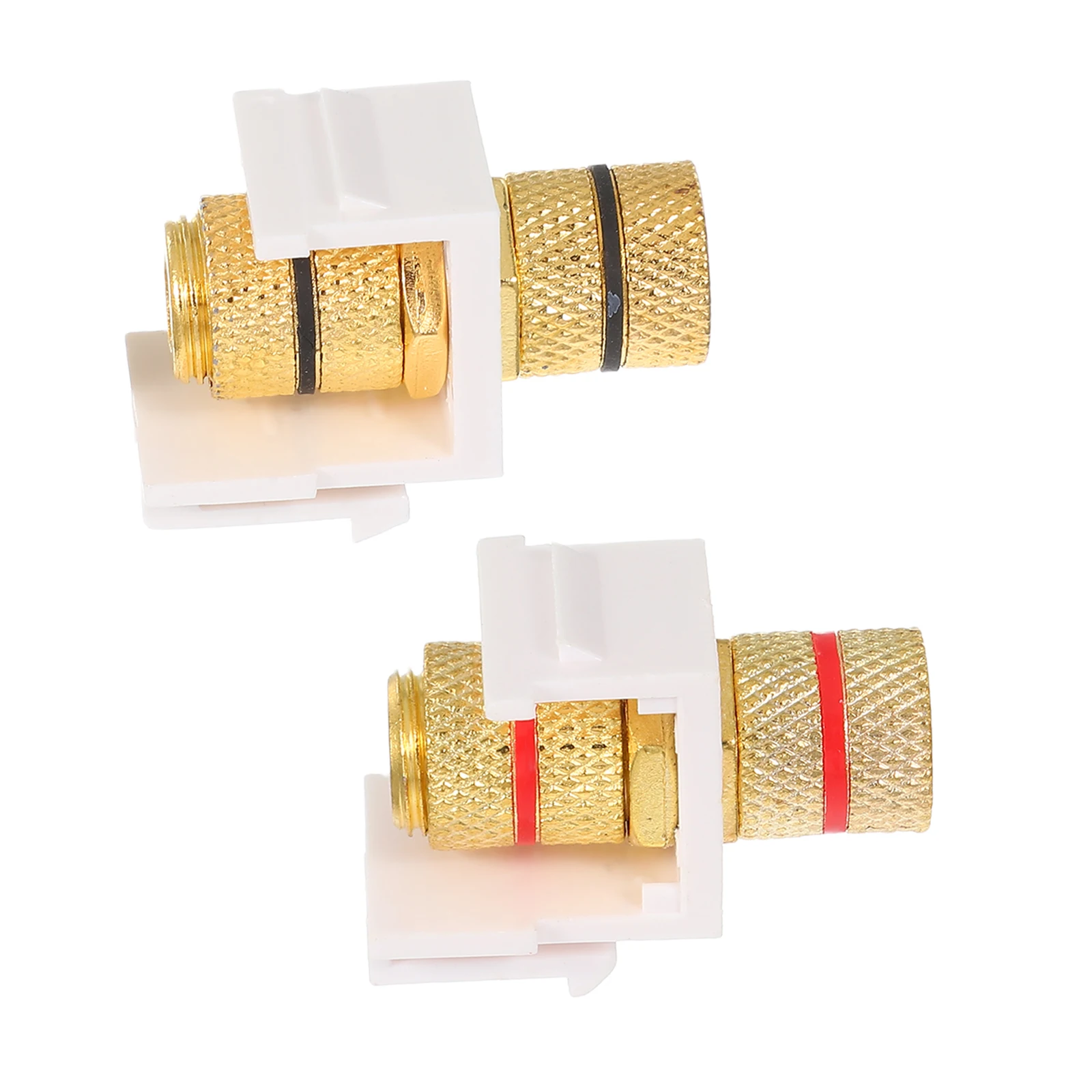 

2pcs Banana Speaker Binding Post Terminal Block Spiral Audio Connector Locking Mechanism Amplifier Socket Parts Multi