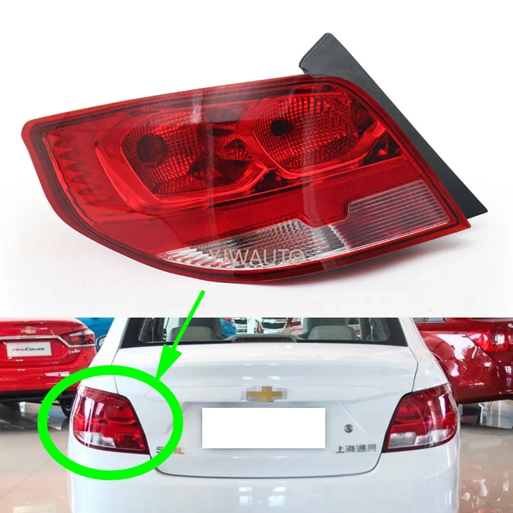 

For Chevrolet Sail 3 2015 2016 2017 Tail Light Car Taillight Assembly Auto Rear Back Lamp Brake Light Turn Signal Reversing Lamp