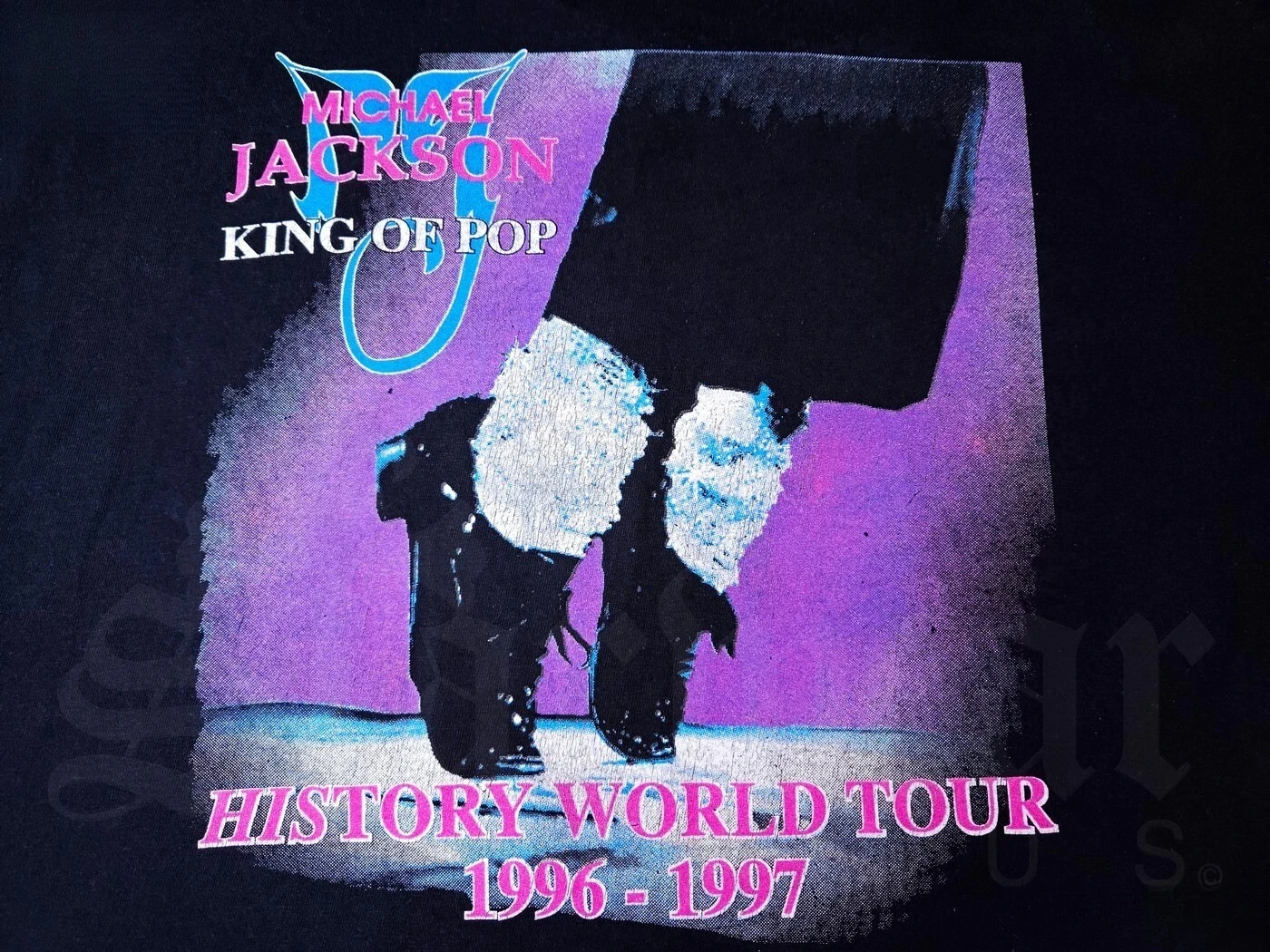 Very Rare 1990s Michael Jackson HIStory Tour Toe Stand Band Vintage T-Shirt S-4XL