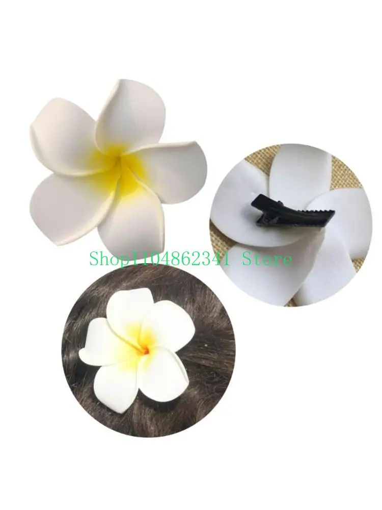 

5ASD 10pcs Женщины гавайские цветочные волосы Clip Clip