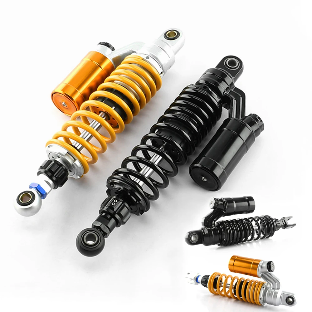 320mm/340mm/360mm Motorcycle Scooter Adjustable Damping Rear Shock Absorber For Honda Suzuki Kawasaki Yamaha Dirt Bike Quad ATV