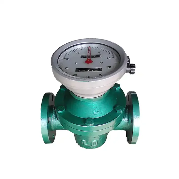 Elliptical gear flow meter stainless steel flow meter