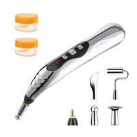 Electric Acupuncture Pen Pain Relief Therapy Muscle Healing Electronic Laser Acupuncture Pen Deep Tissue Neck Back Massage Gels