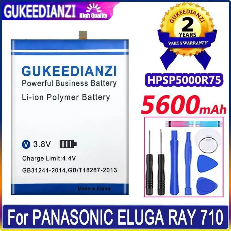 

HPSP5000R75 5600Mah For Panasonic Eluga Ray 710 Mobile Phone Battery Durable