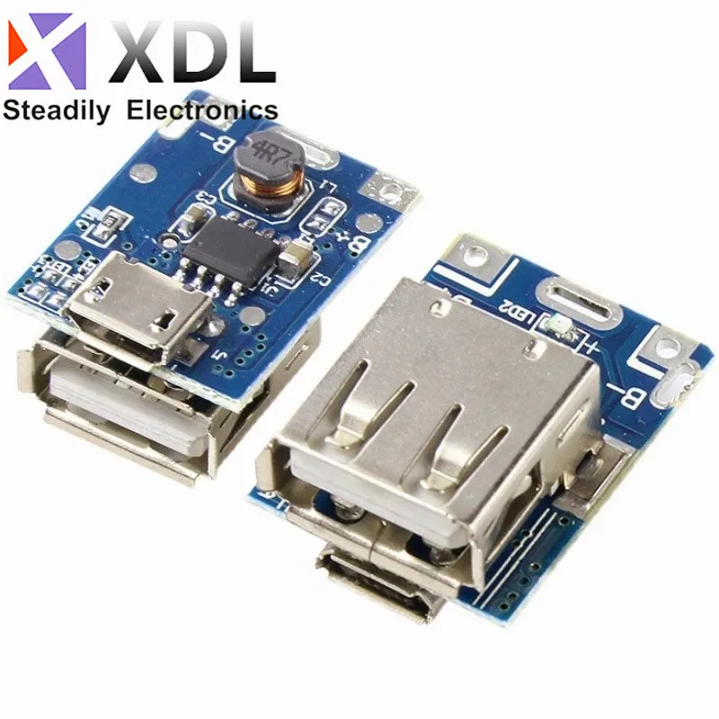 10pcs5V Boost Step Up Power Module Lithium LiPo Battery Charging Protection Board LED Display USB For DIY Charger 134N3P Program image 2