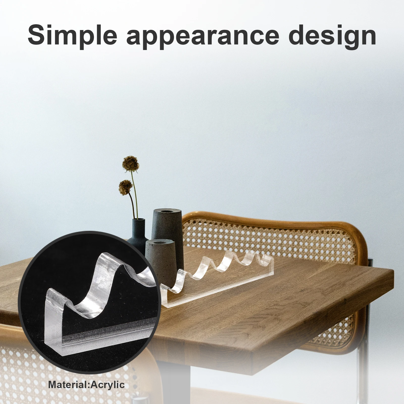 

Nail Electrical Polisher Bracket Stylish Acrylic Desktop Organizer for Professional Nail Art Shop and Home Use