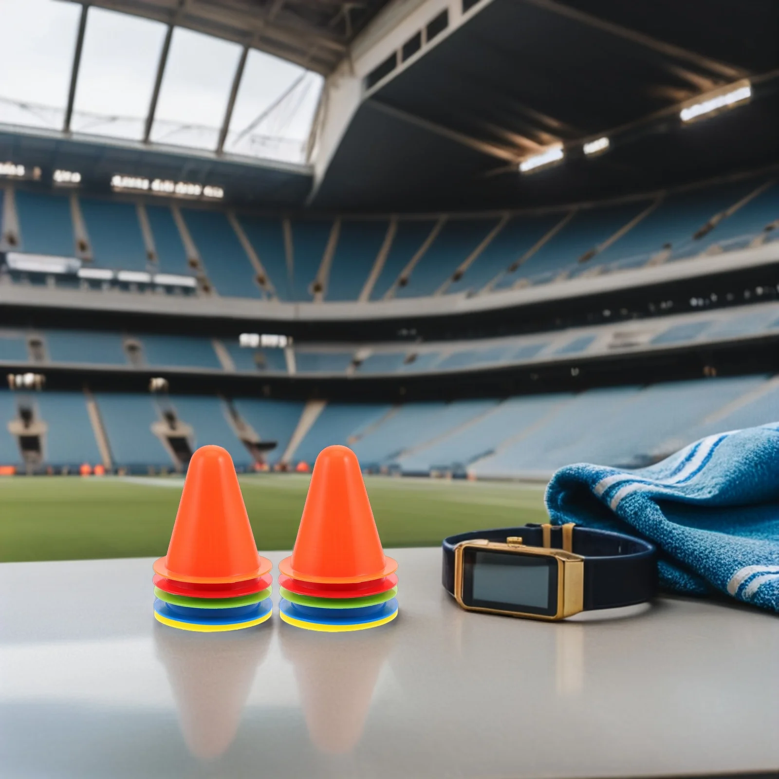 

30Pcs Multifunctional Skating Training Cones 8Cm Colorful Roller Sports Marker Cups Soccer Football Practice Agility Obstacle