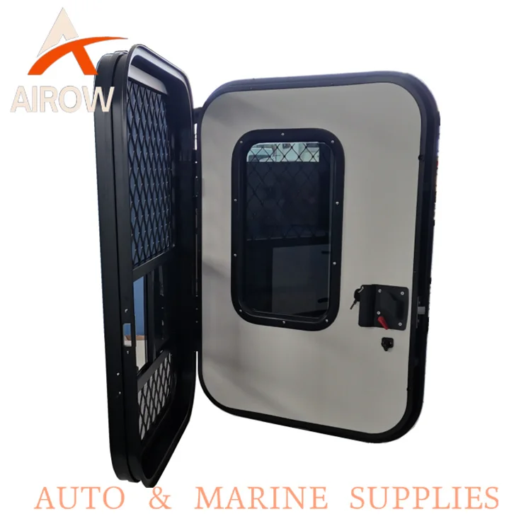 Airow auto 2024 Cheap Price  Aluminum Alloy Frame Single Point Lock Camper caravan RV Door