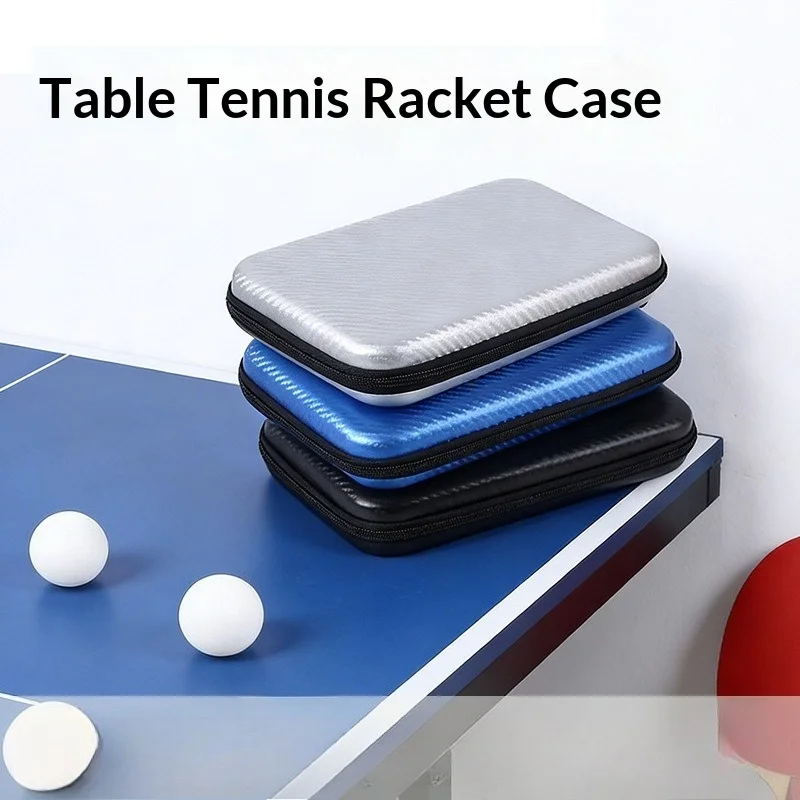 EVA Hard Shell Paddle Case for Table Tennis Racket – Portable Pickleball Paddle Cover with Handle, Shockproof Carrying Bag