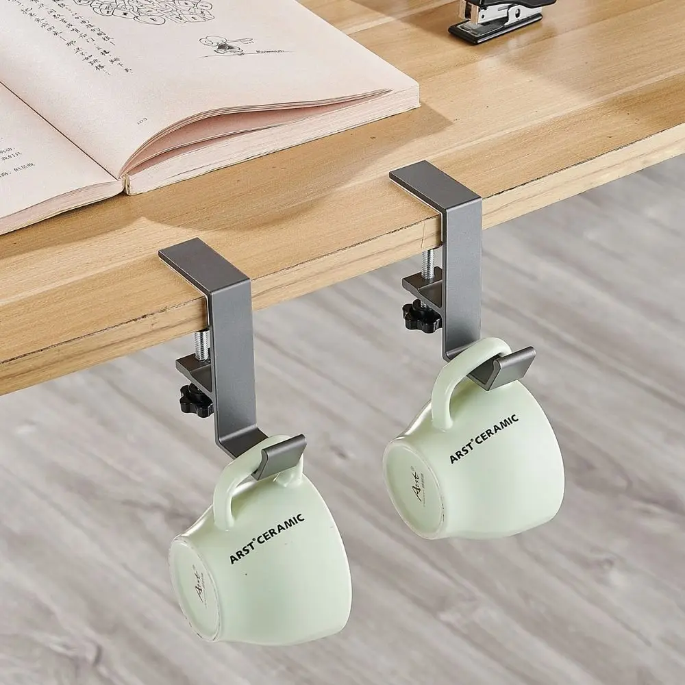 Multi-functional Hanging Desk Side Hook Punch-free Removable Bag Hook Portable Handbag Rack