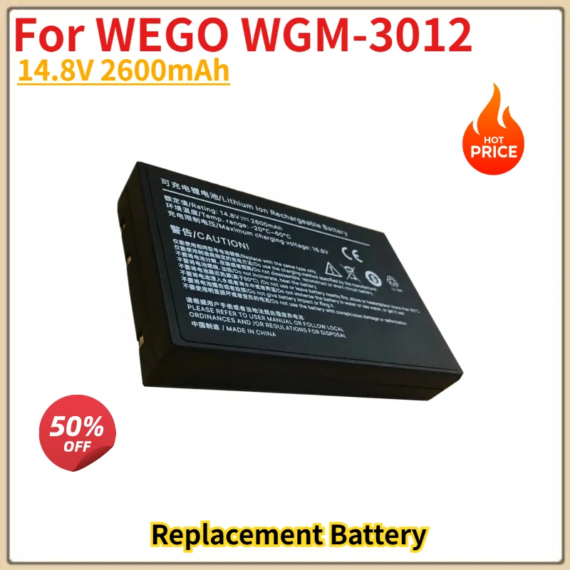 For WEGO WGM-3012 Brand New High Quality 14.8V 2600mAh Replacement Battery