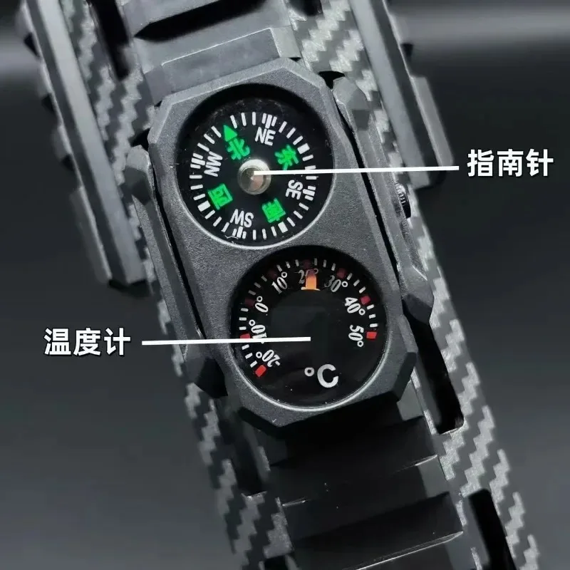 Integrated Molding Nylon Compass Thermometer Base Fit Long Gun Outdoor Hobby Model Modify Decor Parts