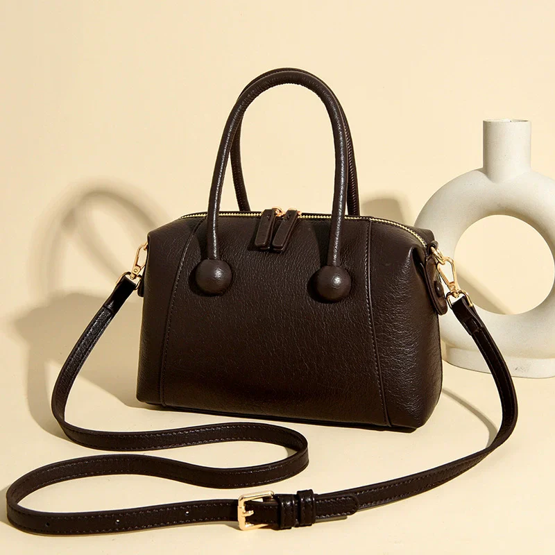 Fashion Women Crossbody Bag Soft Washed Leather Shoulder Bag Messenger Bag
