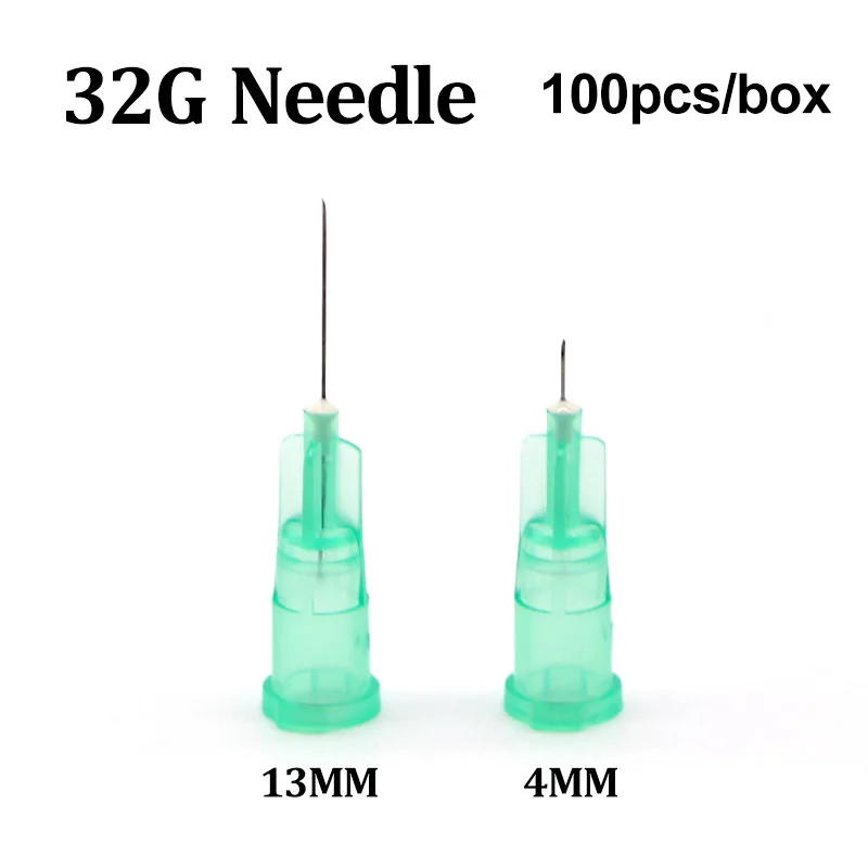 

Painless Small Needle Irrigator For Teeth 32G Disposable Syringes Needles Superfine 4mm 13mm Beauty Needle Eyelid Tool Tool