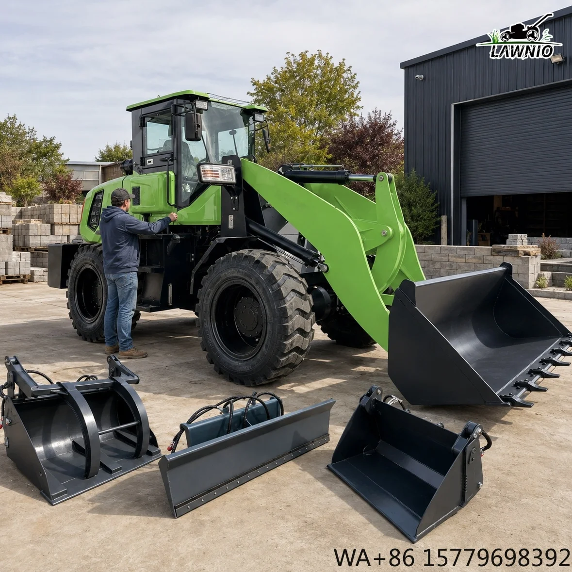 OEM/ODM Support Wheel Loader  1.0-1.5m³ Bucket Capacity and Multi Purpose Operation for Material Loading  Loader