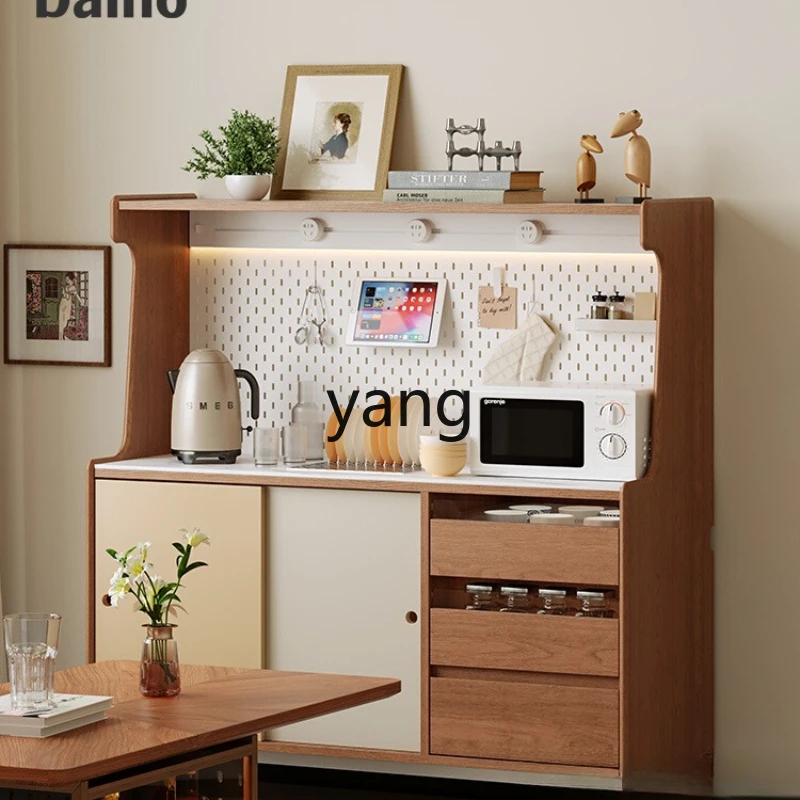 

Lzr integrated low storage storage tea cabinet walnut color matching