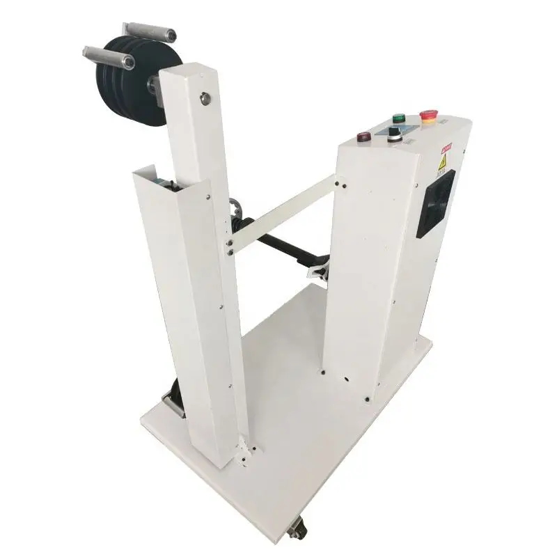 Macchina efficiente per l'alimentazione dei cavi spelafili con distributore automatico di tamburi per cavi